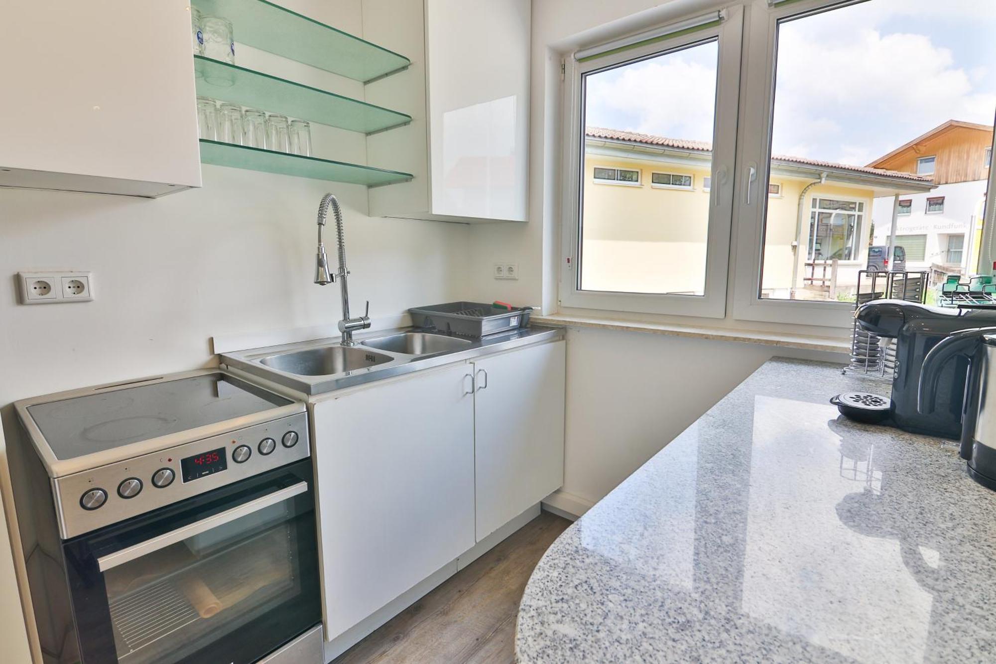Moderne Helle Ferienwohnung Allgaeu Am See Munich Castle เลคบรูค ภายนอก รูปภาพ